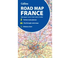 KNYGA Bookshop Collins Road Map of France