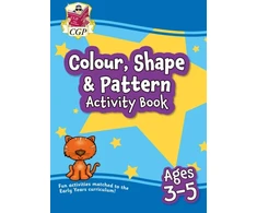 KNYGA Bookshop Colour, Shape &amp; Pattern Maths Activity Book for Ages 3-5