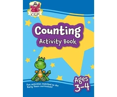 KNYGA Bookshop Counting Activity Book for Ages 3-4 (Preschool)