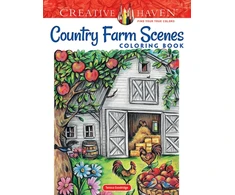 KNYGA Bookshop Creative Haven Country Farm Scenes Coloring Book