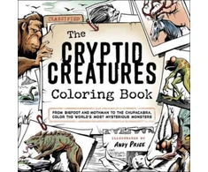 KNYGA Bookshop Cryptid Creatures Coloring Book