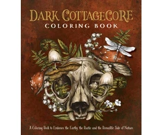 KNYGA Bookshop Dark Cottagecore Coloring Book