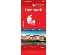 KNYGA Bookshop Denmark - Michelin National Map 749