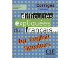 KNYGA Bookshop Difficultes expliquees du francais...for English speakers - Corriges