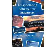 KNYGA Bookshop Disappointing Affirmations Sticker Book