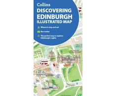 KNYGA Bookshop Discovering Edinburgh Illustrated Map