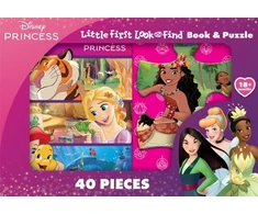 KNYGA Bookshop Disney Princess: Little First Look and Find Book &amp; Puzzle