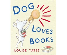 KNYGA Bookshop Dog Loves Books