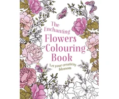 KNYGA Bookshop Enchanting Flowers Colouring Book