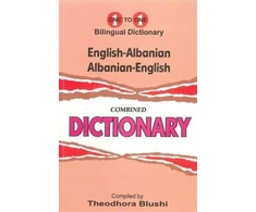 KNYGA Bookshop English-Albanian &amp; Albanian-English One-to-One Dictionary (Exam-Suitable)