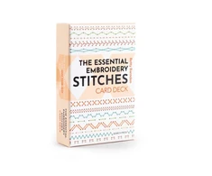 KNYGA Bookshop Essential Embroidery Stitches Card Deck