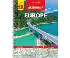 KNYGA Michelin Europe - Tourist and Motoring Atlas (A4-Spiral)