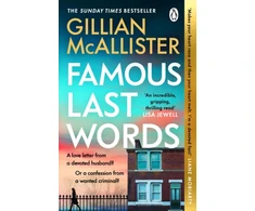 KNYGA Bookshop Mcallister Gillian Famous Last Words
