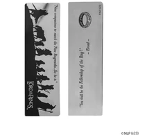 KNYGA Bookshop Fellowship of the Ring Metal Bookmark