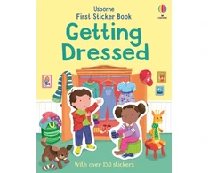 KNYGA Bookshop First Sticker Book Getting Dressed