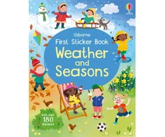 KNYGA Bookshop First Sticker Book Weather and Seasons