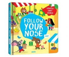 KNYGA Bookshop Follow Your Nose, Fruit (A Scratch-and-Sniff Book)