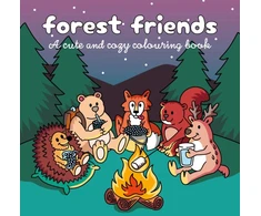 KNYGA Bookshop Brown Ollie Oh Forest Friends: A cute and cozy colouring book