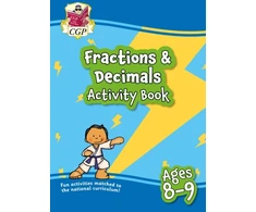 KNYGA Bookshop Cgp Books Fractions &amp; Decimals Maths Activity Book for Ages 8-9 (Year 4)