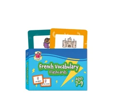 KNYGA Cgp Books French Vocabulary Flashcards for Ages 7-9 (with Free Online Audio)