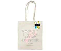KNYGA Bookshop Friends (You'Re My Lobster) Natural Tote Bag