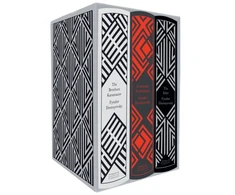 KNYGA Bookshop Fyodor Dostoyevsky Boxed Set: Crime and Punishment, The Idiot, The Brothers Karamazov