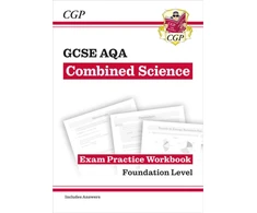 KNYGA Bookshop GCSE Combined Science AQA Exam Practice Workbook - Foundation (includes answers)