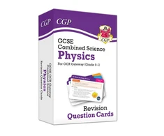 KNYGA Bookshop Cgp Books GCSE Combined Science: Physics OCR Gateway Revision Question Cards