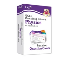 KNYGA Bookshop GCSE Combined Science: Physics AQA Revision Question Cards