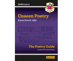 KNYGA Bookshop GCSE English AQA Unseen Poetry Guide - Book 2 includes Online Edition