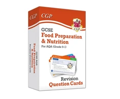KNYGA Bookshop GCSE Food Preparation &amp; Nutrition AQA Revision Question Cards