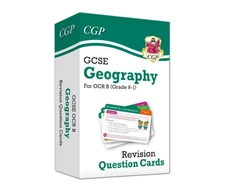 KNYGA Bookshop Cgp Books GCSE Geography OCR B Revision Question Cards