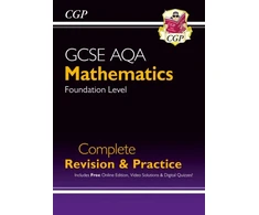 KNYGA Bookshop GCSE Maths AQA Complete Revision &amp; Practice: Foundation inc Online Ed, Videos &amp; Quizzes