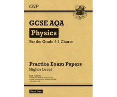 KNYGA Bookshop Cgp Books GCSE Physics AQA Practice Papers: Higher Pack 1