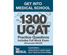 KNYGA Bookshop Isc Medical Get into Medical School - 1300 UCAT Practice Questions. Includes Full Mock Exam