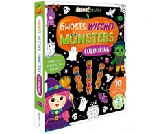 KNYGA Bookshop Ghosts, Witches, Monsters Colouring