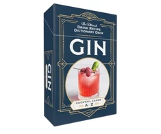 KNYGA Bookshop Gin Cocktail Cards A–Z