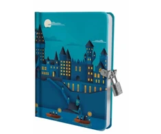 KNYGA Bookshop Harry Potter: Hogwarts Castle at Night Lock and Key Diary