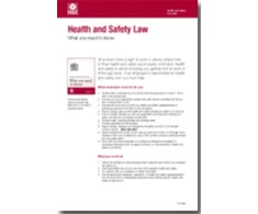 KNYGA Bookshop Health and safety law: what you should know foldable pocket cards (pack of 25)