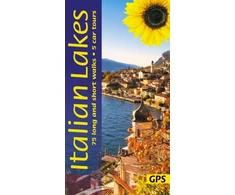 KNYGA Bookshop Italian Lakes Sunflower Walking Guide - Lake Garda, Lake Como, Lake Maggiore, Lake Orta