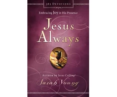 KNYGA Bookshop Jesus Always, Padded Hardcover, with Scripture References