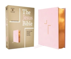 KNYGA Bookshop Jesus Bible, ESV Edition, Leathersoft over Board, Rožinė