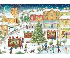 KNYGA Bookshop Jigsaw 1000 Piece - Christmas Festivities (L)