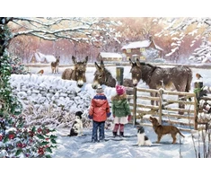 KNYGA Bookshop Jigsaw 500 Piece - Donkey Friends (L)