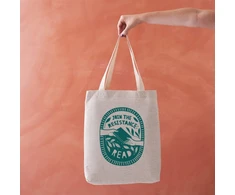KNYGA Bookshop Join the Resistance. Read. - Literary Tote Bag