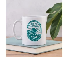 KNYGA Bookshop Join the Resistance. Read. - Literary Mug