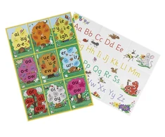 KNYGA Bookshop Jolly Phonics Alternative Spelling &amp; Alphabet Posters