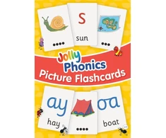 KNYGA Bookshop SARA Jolly Phonics Picture Flash Cards: in Precursive Letters