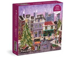 Dėlionė Bookshop Joy Laforme Christmas Square 1000 Piece Puzzle in Square Box