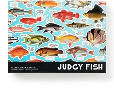 KNYGA Bookshop Judgy Fish 1000 Piece Puzzle